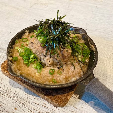 和風ハンバーグとろろ芋かけ